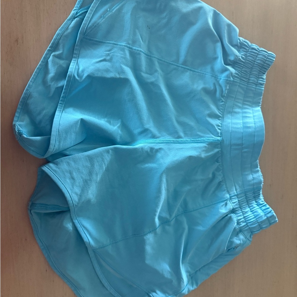 Lululemon Athletica Blue Athletic Shorts Lightweight Elastic Waist